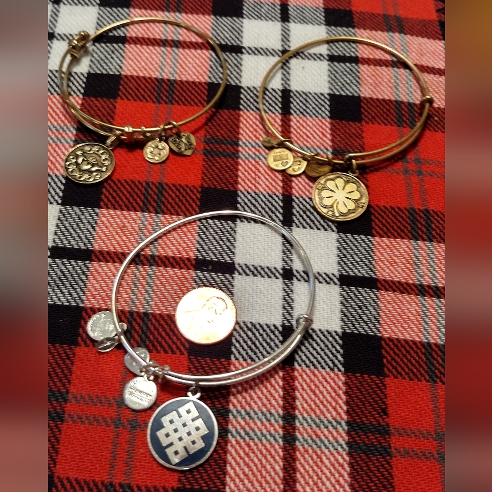 Set of 3 Alex n Ani Celtic bracelets